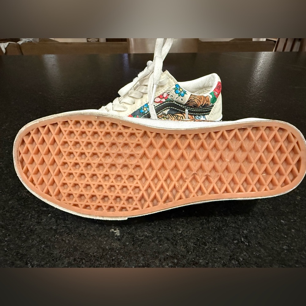 Vans Old Skool ‘Tiger Floral’ – Multi / True White (8) - Picture 9 of 13